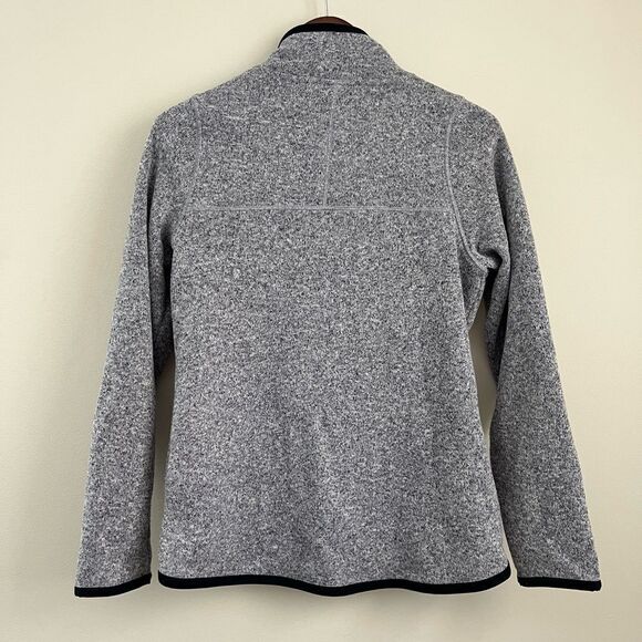 NIKE Gray Full Zip Sweater Knit Jacket | Size Medium - Picture 4 of 7